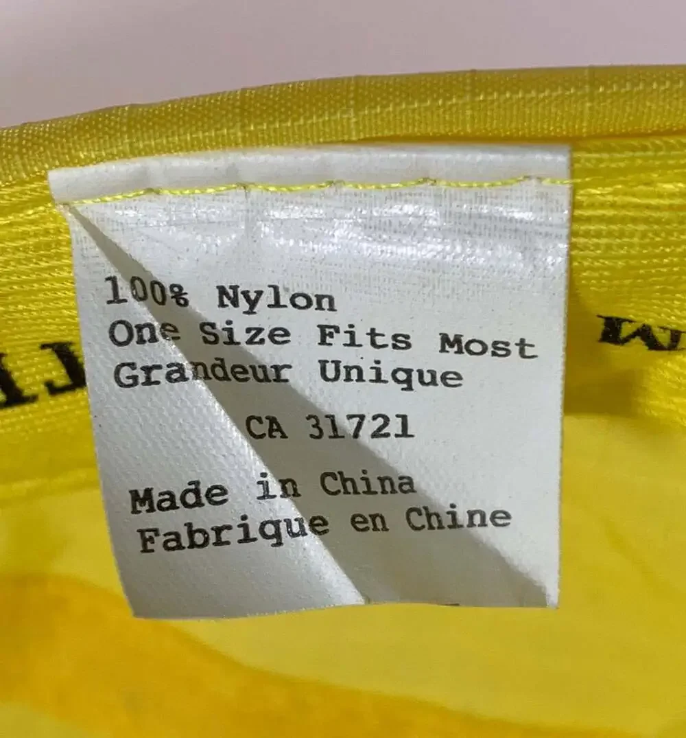 Coleman Outdoors Yellow Nylon Cap